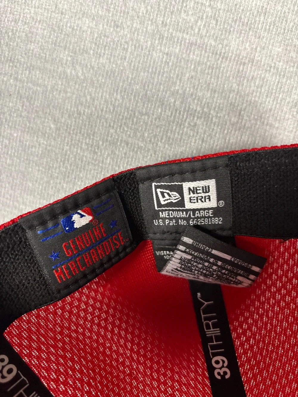 Red Phillies P Logo Mesh Back Cap